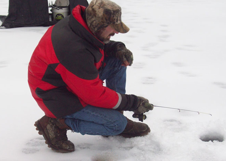 ice fishing