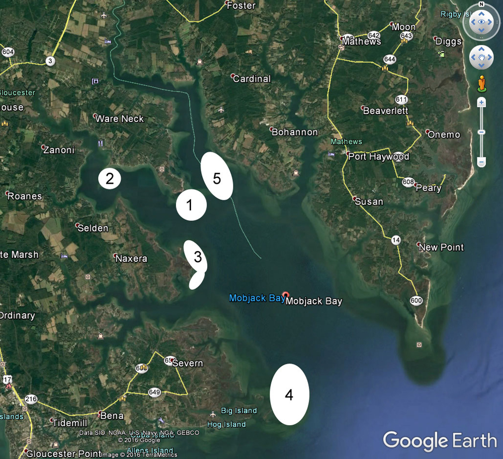 Mobjack Bay Chart