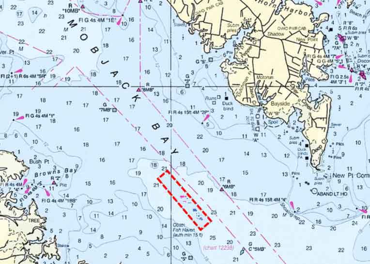 chart for mobjack bay