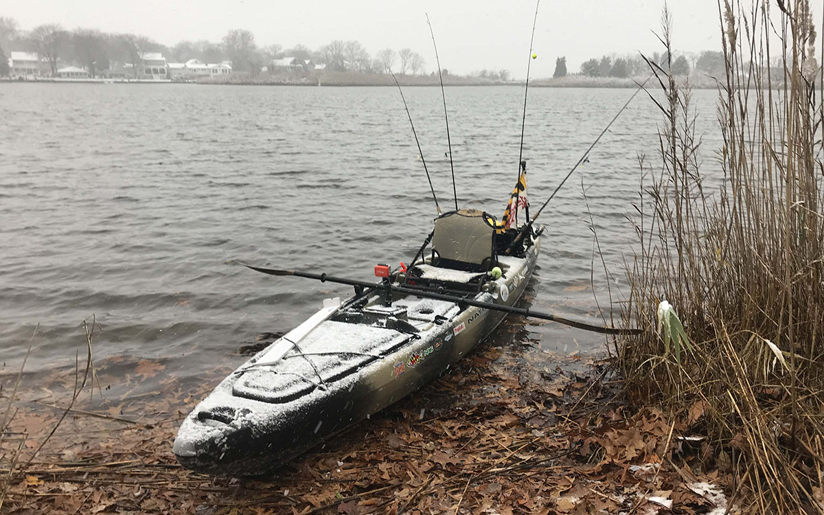 Cold Water Kayak Fishing