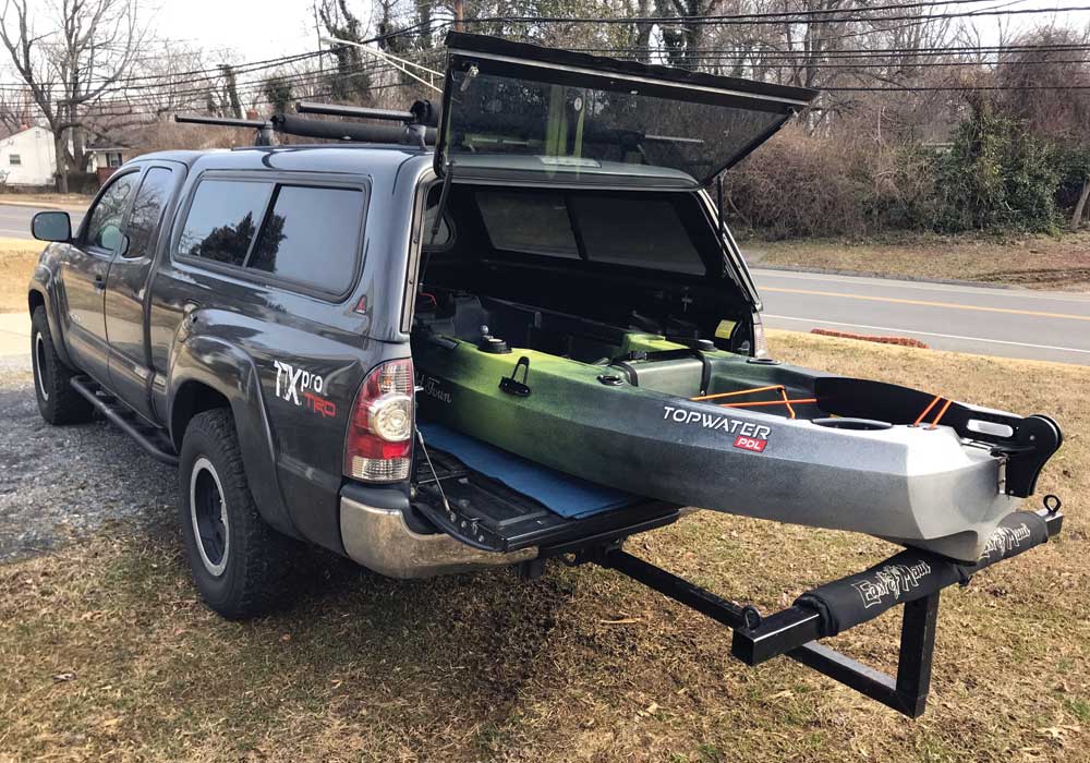 Hitch bed extender discount kayak