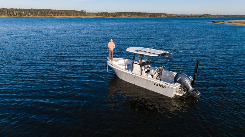 fishing on the parker 230 coastal elite