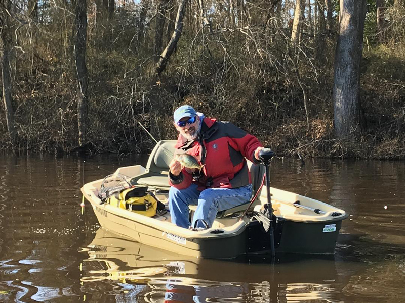 little boat in pond