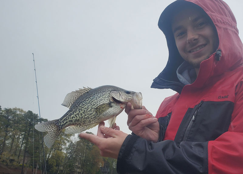 pond fishing for crappie