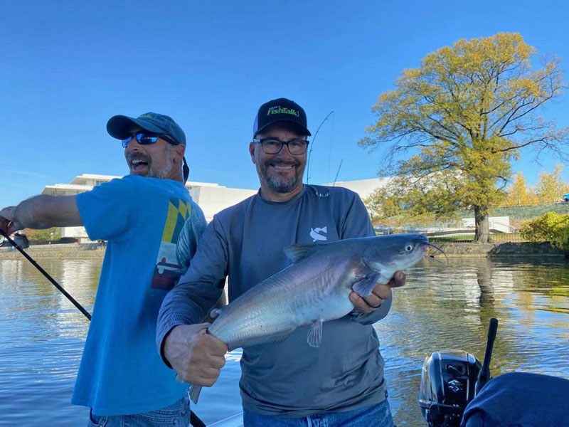 catfish caught in the potomac river