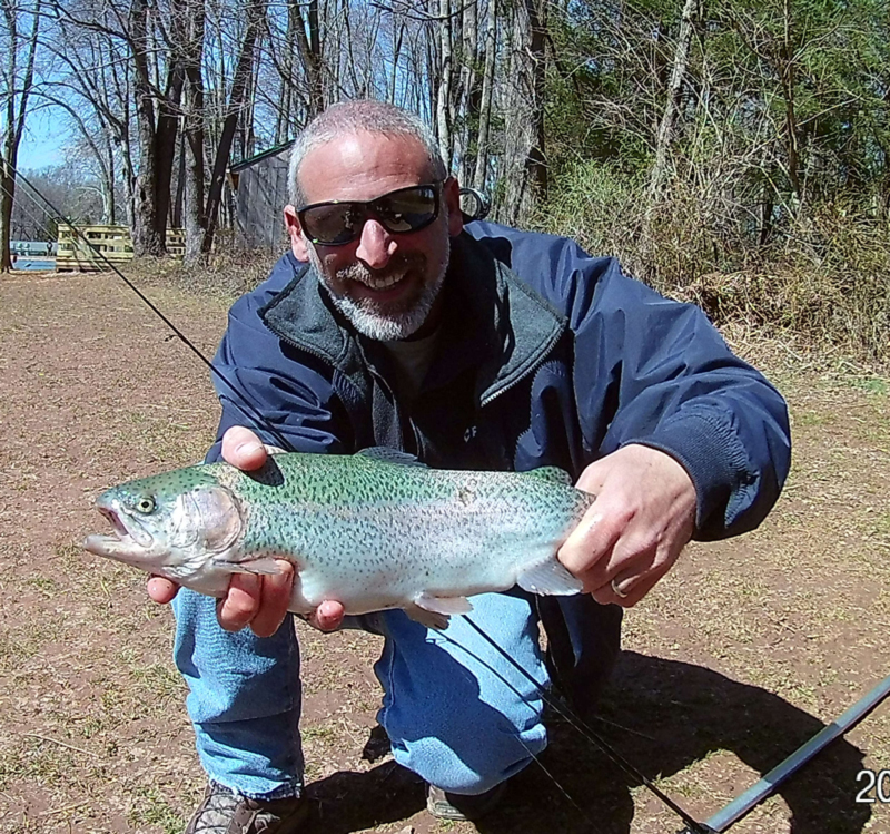 lenny with a trout