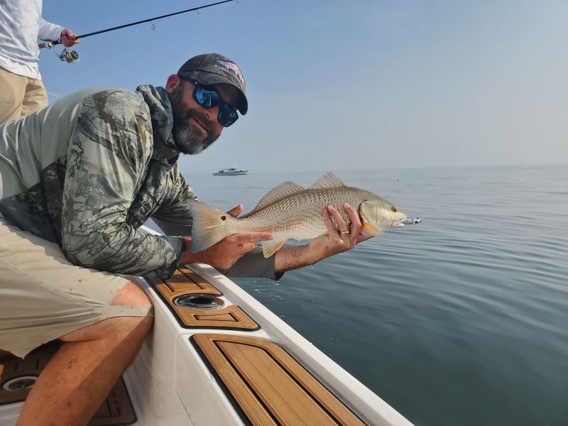 red fish fishing