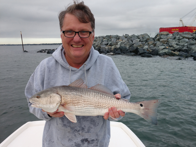 red drum caught near hrbt