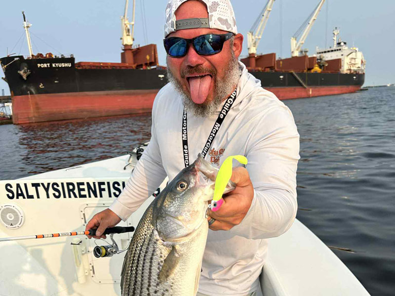 chuck jones salty siren fishing with a rockfish