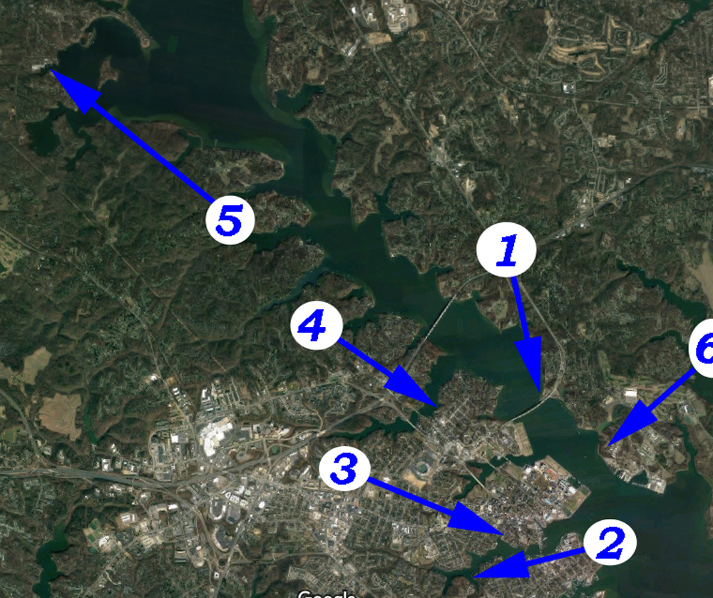 fishing spots on the severn river