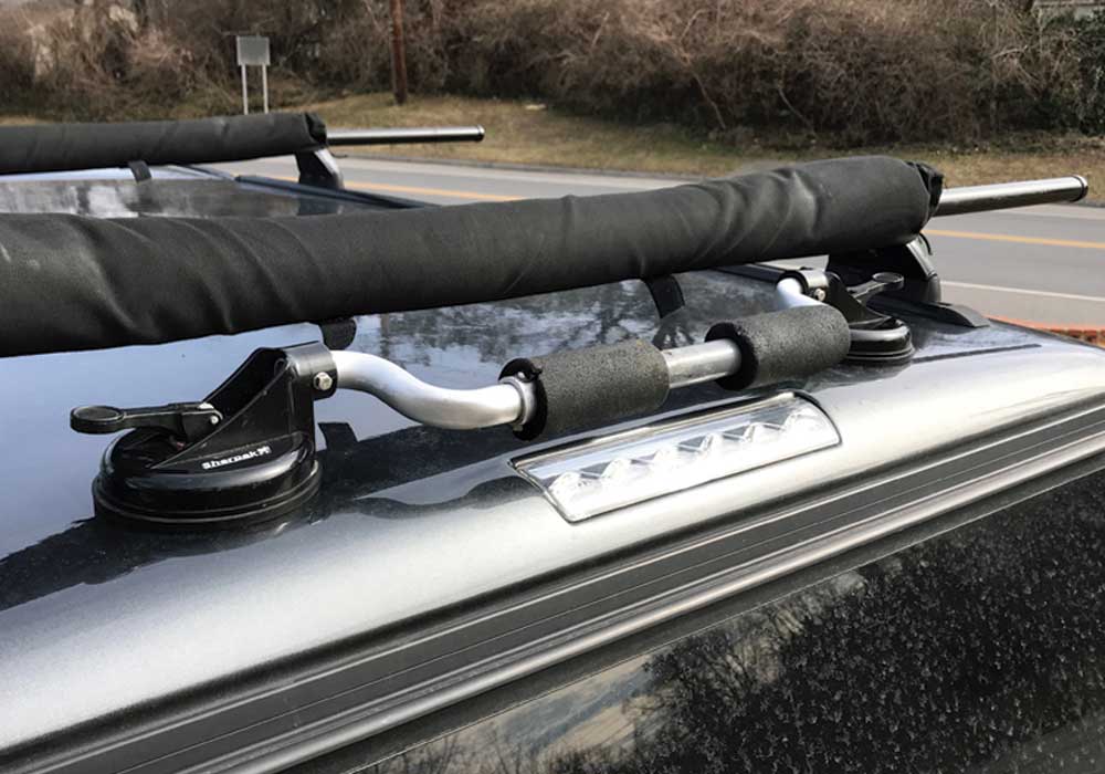 Roll on kayak online roof rack