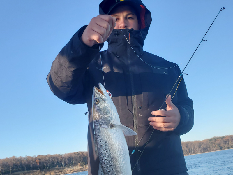 cold weather speck fishing
