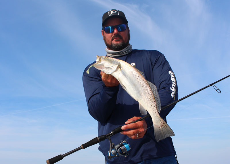 fishing for speckled sea trout