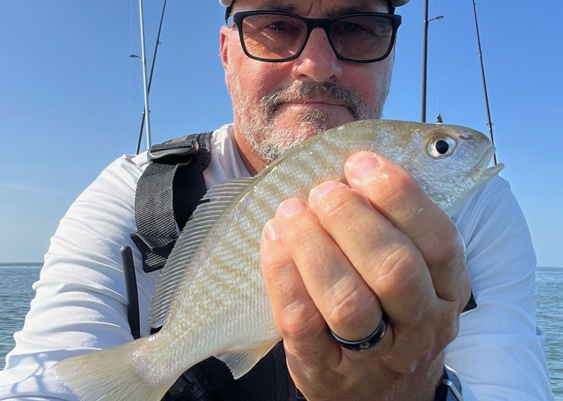 angler caught a spot