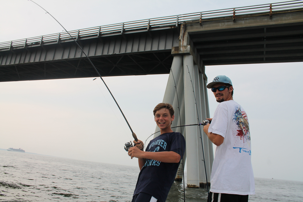 bridge fishing