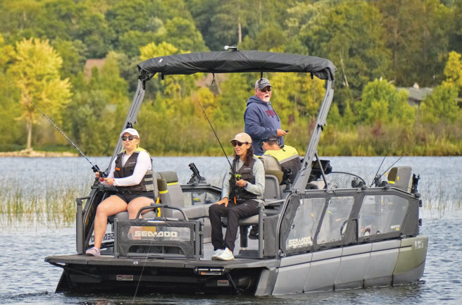 fishing from a sea doo switch