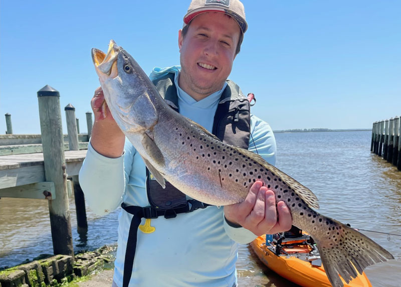 Spring sea trout on the eastern shore