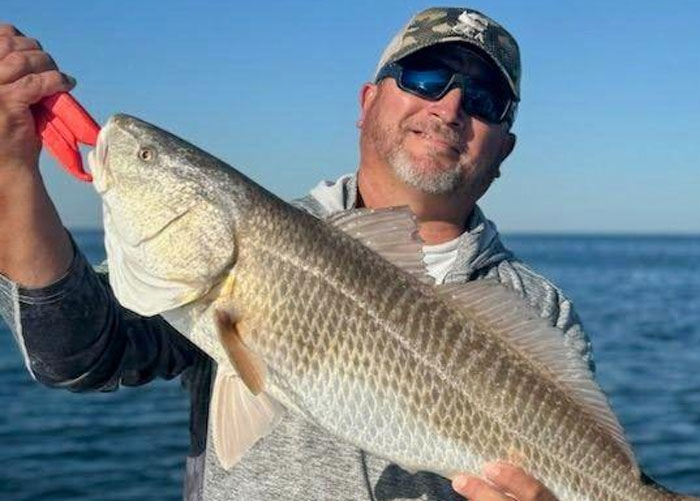 tangier sound redfish in late october