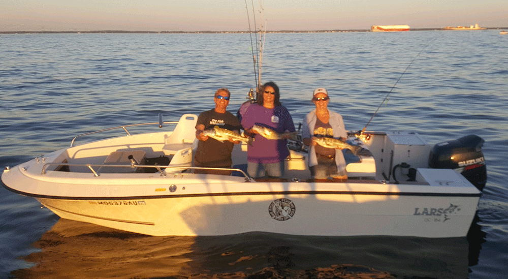 fishing for stripers at thomas point