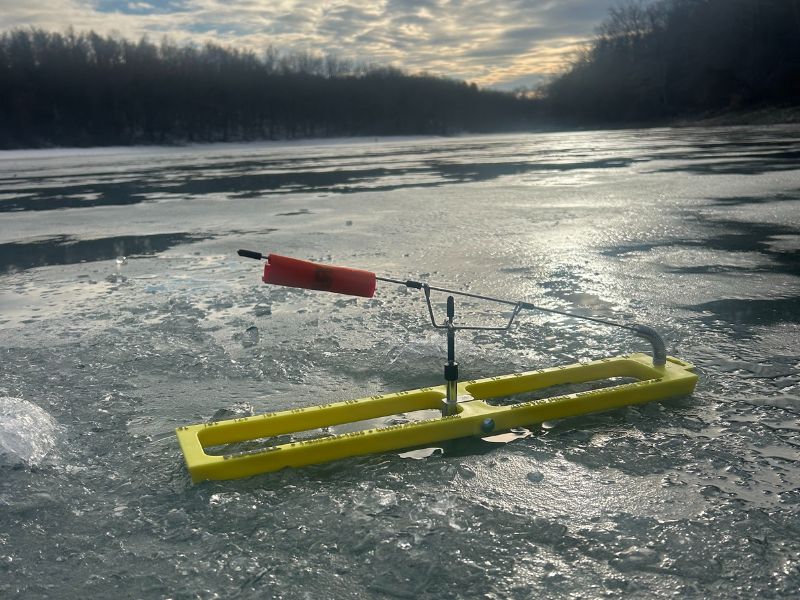 ice fishing tip up gear