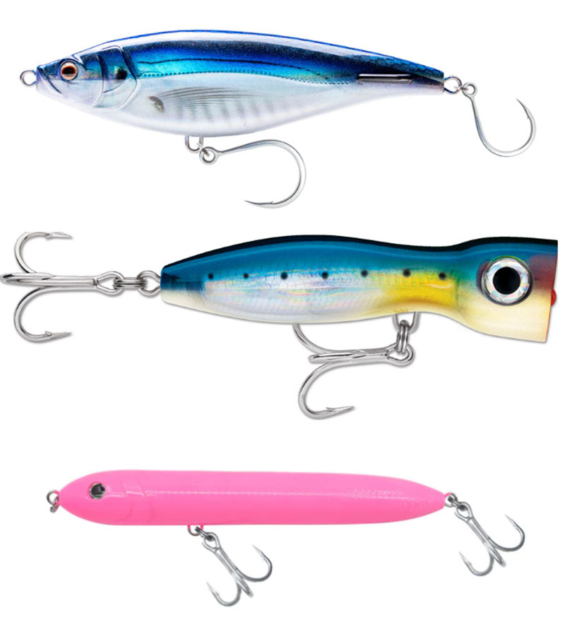 lures for tuna topwater fishing