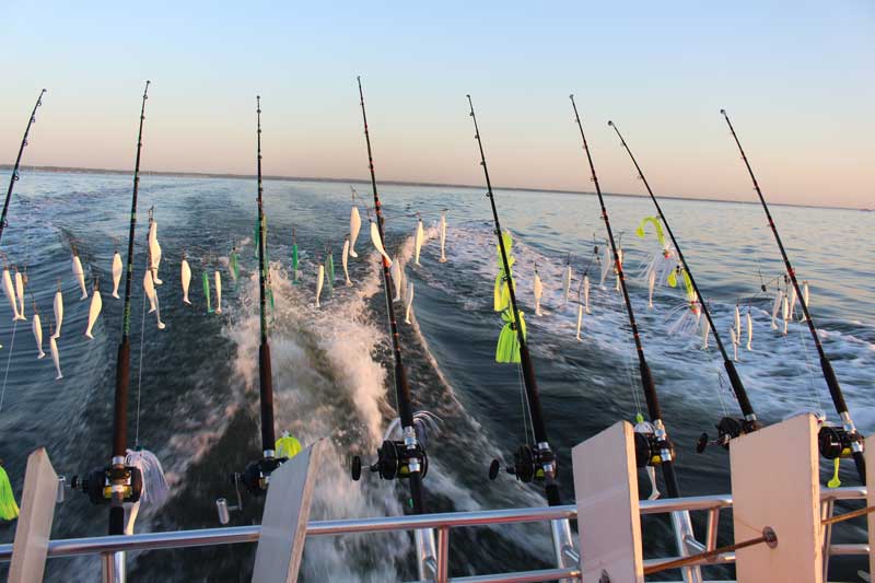 Small Boat Trolling Setup, Trolling for Tuna