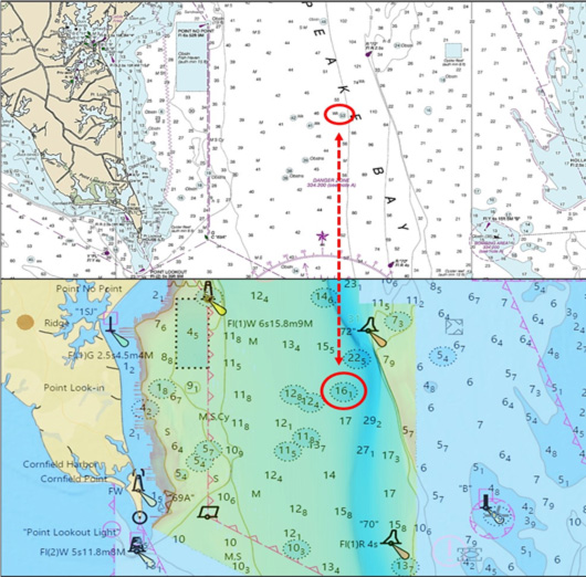 underwater chart view