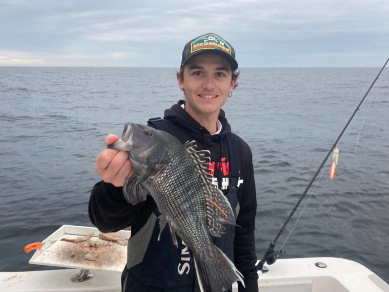 Winter Wreck Fishing for VA Black Sea Bass