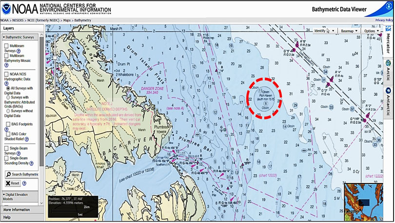 Chesapeake Bay Fishing Spots & GPS Coordinates