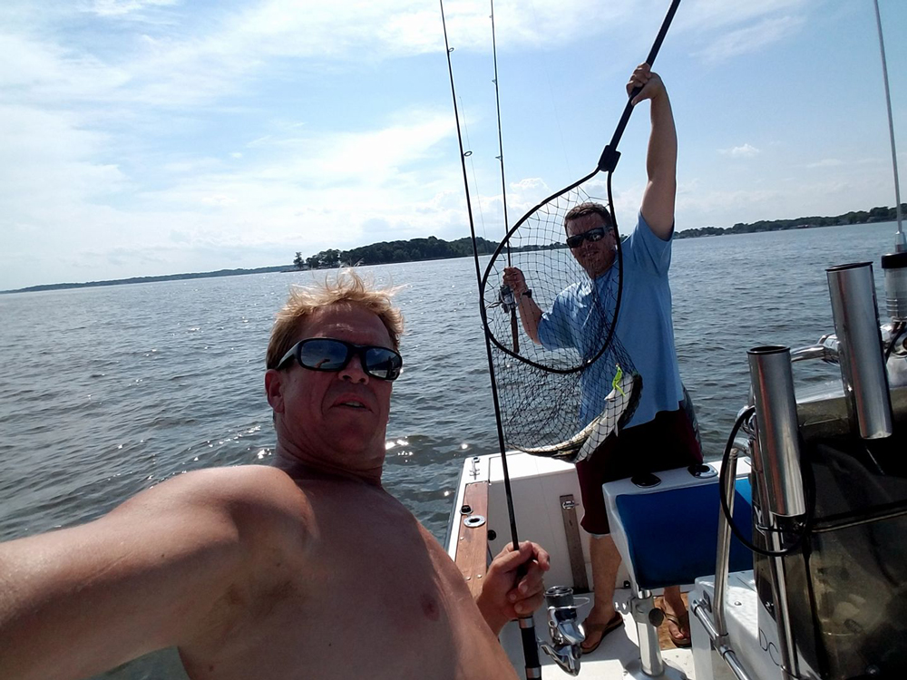 striped bass fishing west river maryland