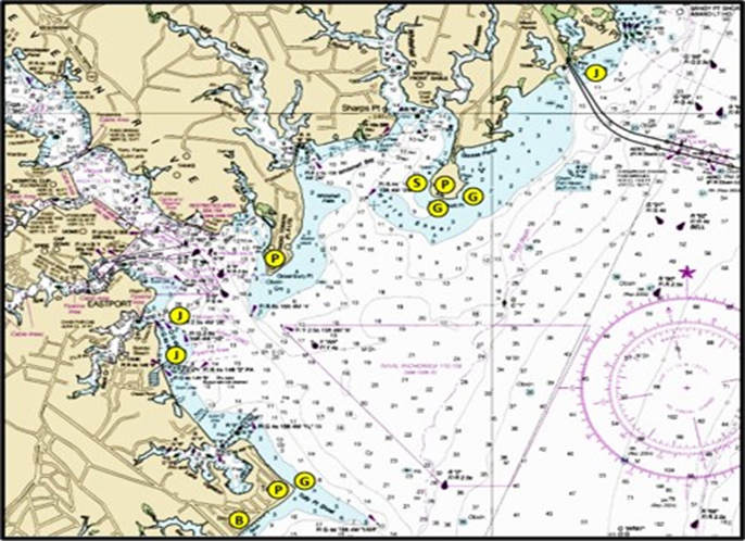 fishing structure on the western shore of the chesapeake bay