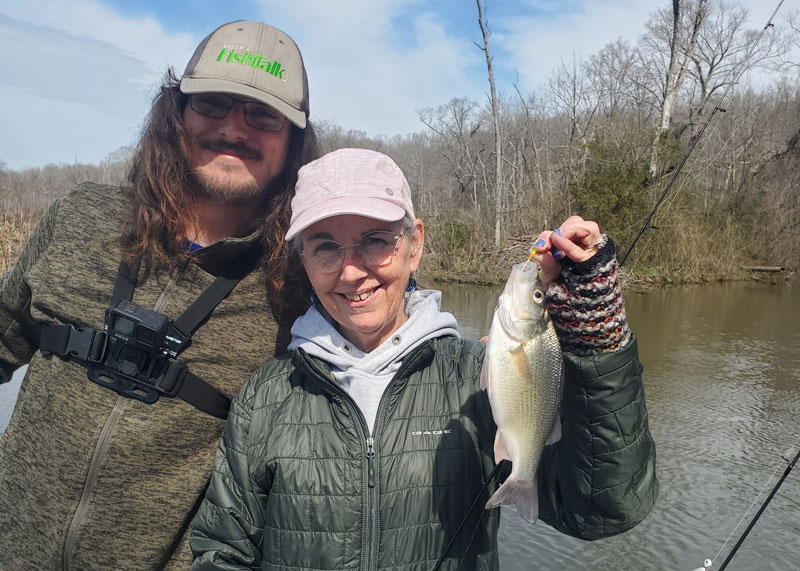 tidal river spawning white perch