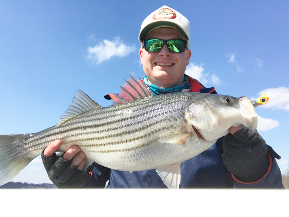 striped bass fishing in the winter