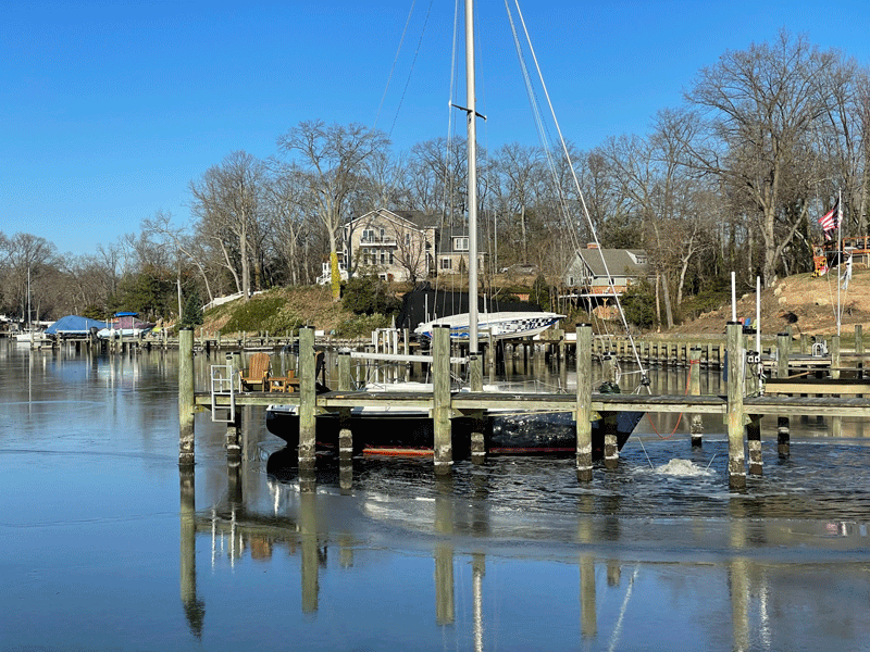 ice on the river