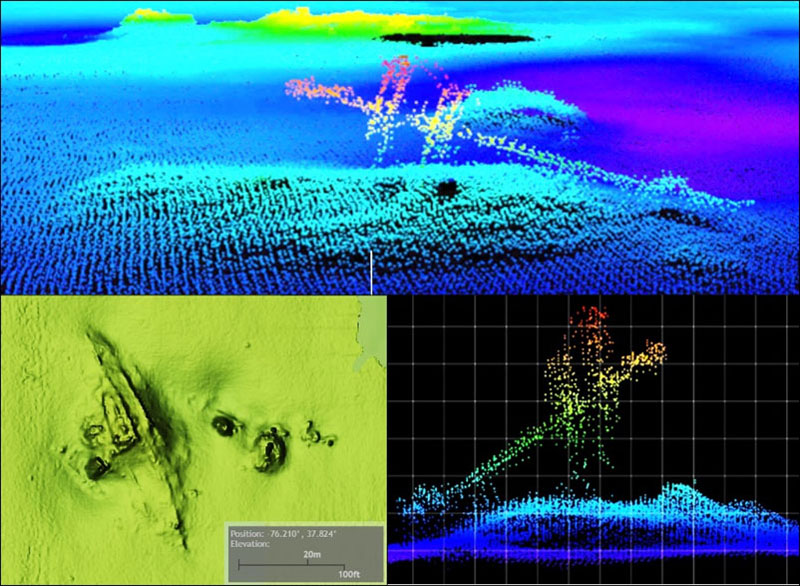 wreck from civil war in chesapeake bay