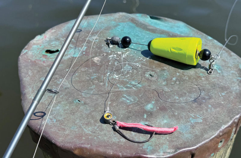 zach rig for fishing with may worms