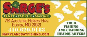 Your fishing And crabbing headquarters, Sarges Bait and Tackle