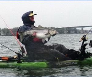 Trolling from a kayak is a great tactic for multiple species